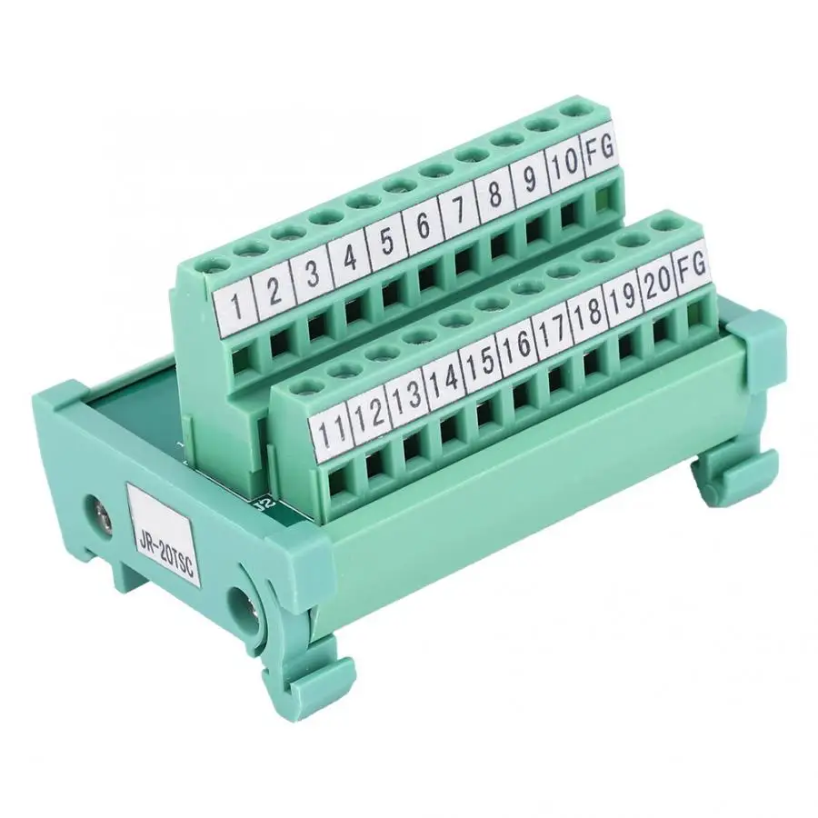 SCSI 20P PLC Board Terminal Block 35mm Signal Adapter Board PLC Adapter Relay Module AWG 22-16
SCSI 20P PLC Board Terminal Block 35mm Signal Adapter Board PLC Adapter Relay Module AWG 22-16