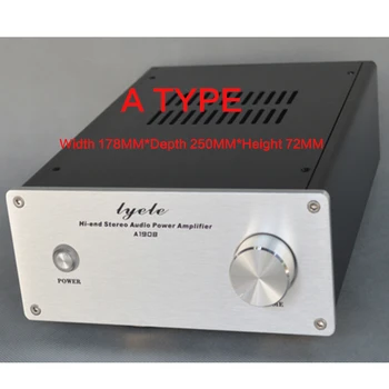 X1908 All-aluminum Chassis DIY Power Amplifier Case Power Amplifier Shell Front Box Bile Box 190*80*260/310MM Deep 
X1908 All-aluminum Chassis DIY Power Amplifier Case Power Amplifier Shell Front Box Bile Box 190*80*260/310MM Deep
