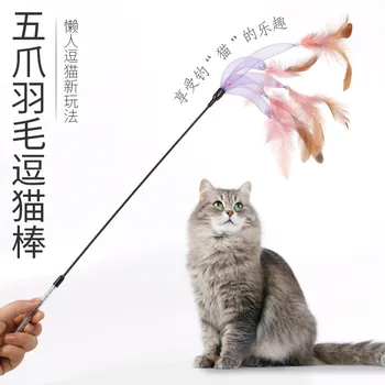 peepee tao 20 Years New Style Interactive Cat Teaser Glass Steel Prong Gradient Feather Cat Teaser
peepee tao 20 Years New Style Interactive Cat Teaser Glass Steel Prong Gradient Feather Cat Teaser