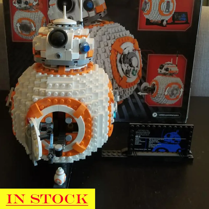 In Stock 10906 Star 35020 Series Wars The VIII BB-8 1106pcs Model Building Blocks Compatible 05128 75187 Toys Bricks Robot
In Stock 10906 Star 35020 Series Wars The VIII BB-8 1106pcs Model Building Blocks Compatible 05128 75187 Toys Bricks Robot