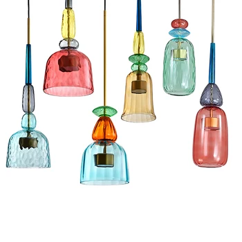 Nordic Colorful Candy Glass Pendant Lights Post Modern Designer Indoor Lighting Luxury For Kitchen Restaurant Bar Macaron Art
Nordic Colorful Candy Glass Pendant Lights Post Modern Designer Indoor Lighting Luxury For Kitchen Restaurant Bar Macaron Art