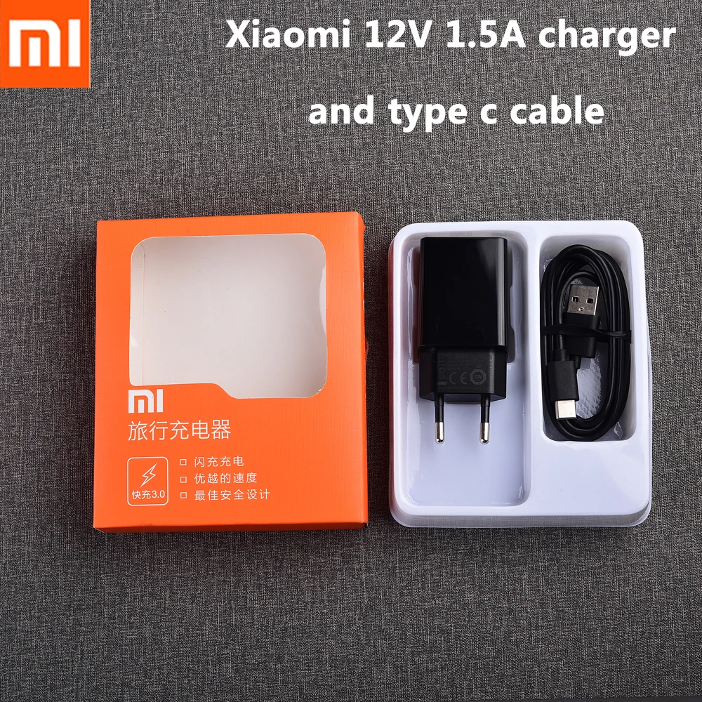 Original Xiaomi 12V 1.5A Fast Charger Adapter Type C Cable For Mi 9T 8 9 se 6 CC9 CC9e A3 Redmi 8 8a K20 K30 Pro Note 8 8t 8 Pro
Original Xiaomi 12V 1.5A Fast Charger Adapter Type C Cable For Mi 9T 8 9 se 6 CC9 CC9e A3 Redmi 8 8a K20 K30 Pro Note 8 8t 8 Pro