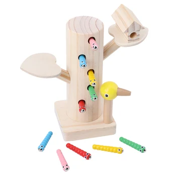 Wooden 3D Magnetic Toys Woodpecker Eats Worms Toy Kids Catch Worms Matching Pair Game Early Educational Interactive Toy Hog Sale
Wooden 3D Magnetic Toys Woodpecker Eats Worms Toy Kids Catch Worms Matching Pair Game Early Educational Interactive Toy Hog Sale