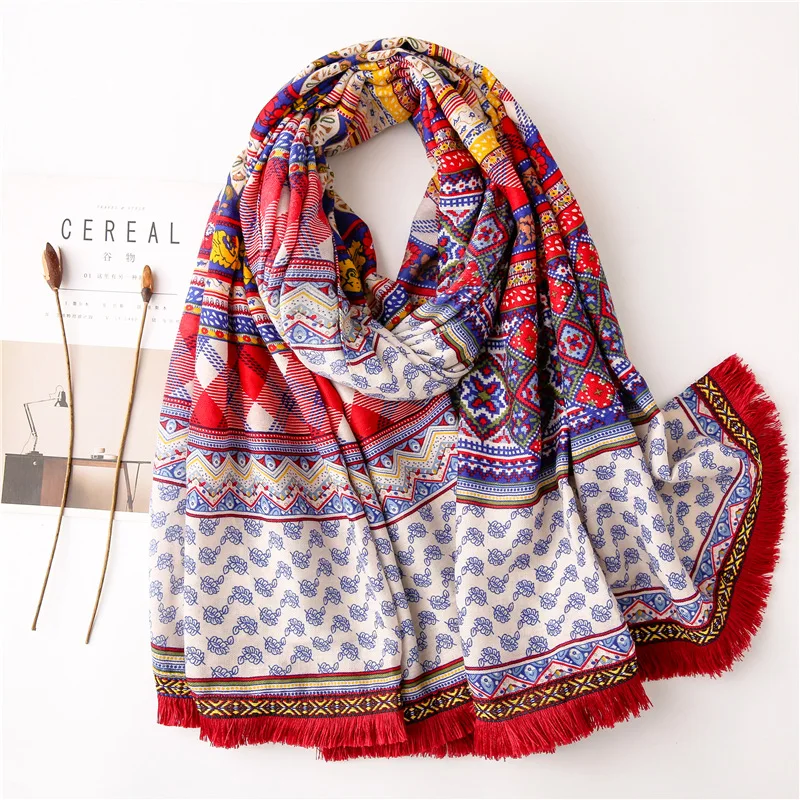 Hf0150c7afa2f4bdf9fdf70a53cf8b013E Spring Long Bohemian Head Scarf Hf0150c7afa2f4bdf9fdf70a53cf8b013E