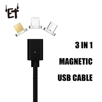 3 in 1 Magnetic USB Charging Cable Micro USB Type C for iPhone Android Huawei Phones Fast Charging Magnet Head Data Cable Cord
3 in 1 Magnetic USB Charging Cable Micro USB Type C for iPhone Android Huawei Phones Fast Charging Magnet Head Data Cable Cord