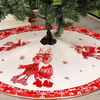 120cm Round Christmas Tree Skirt Apron Xmas Festive Home Party Floor Decoration
120cm Round Christmas Tree Skirt Apron Xmas Festive Home Party Floor Decoration