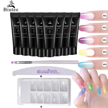 15ML Thermal Kit Extension Biutee Poly Gel Set Poly France Jelly Crystal Color Changing UV Polish gel Quick Builder Soak Off Gel
15ML Thermal Kit Extension Biutee Poly Gel Set Poly France Jelly Crystal Color Changing UV Polish gel Quick Builder Soak Off Gel