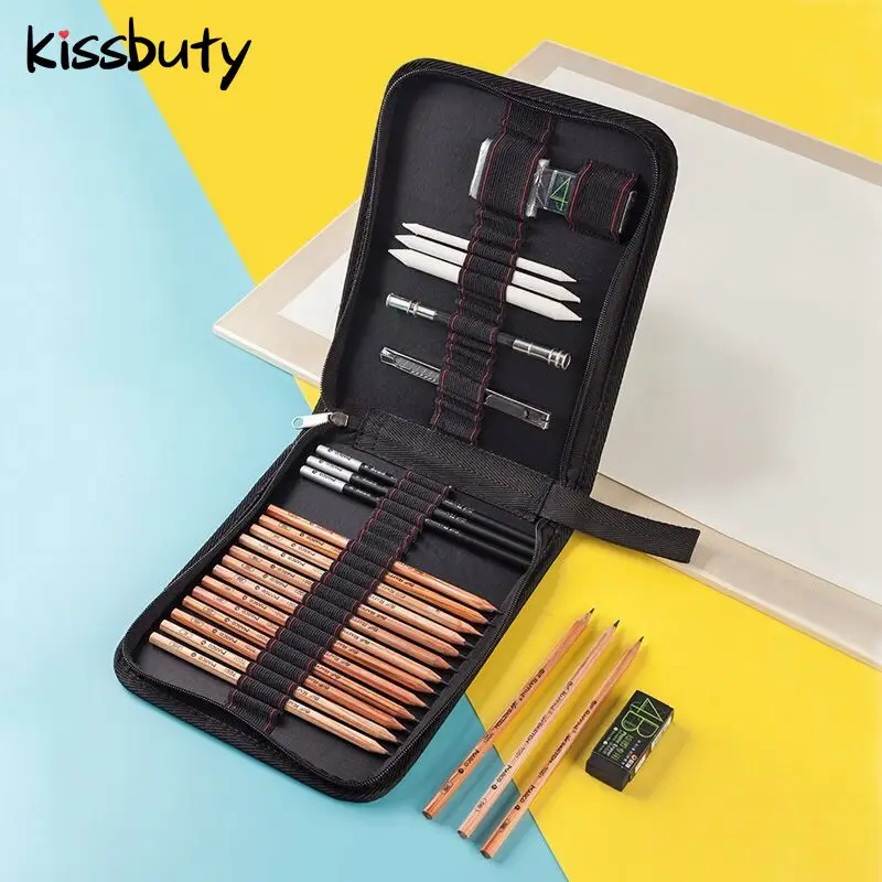 23/49Pcs Professional Sketch Set Pencil Storage Full Set of adult Sketch Painting Tool Set Beginner Sketch Drawing Art Supplies
23/49Pcs Professional Sketch Set Pencil Storage Full Set of adult Sketch Painting Tool Set Beginner Sketch Drawing Art Supplies