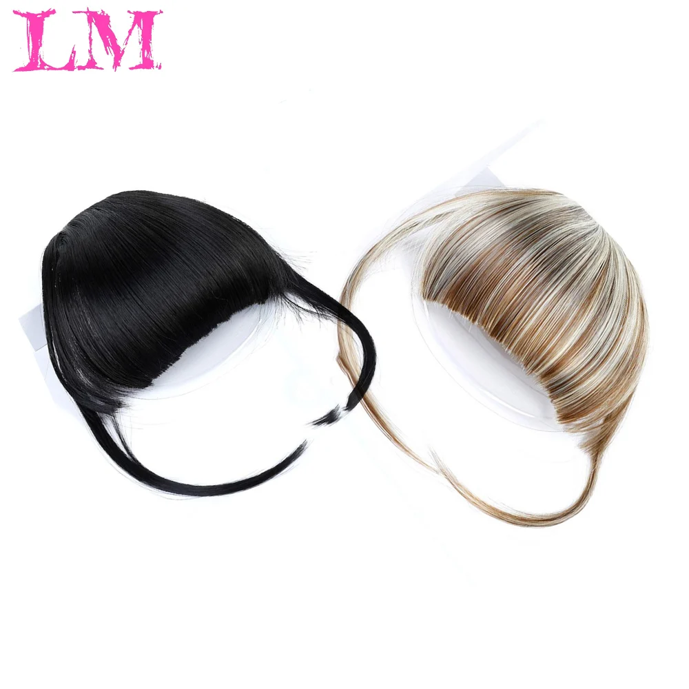 LM Fashion Girl Hair False Hair Neat Front False Fringe clip In bangs piece for Women High Temperature Fiber Extension Synthetic
LM Fashion Girl Hair False Hair Neat Front False Fringe clip In bangs piece for Women High Temperature Fiber Extension Synthetic