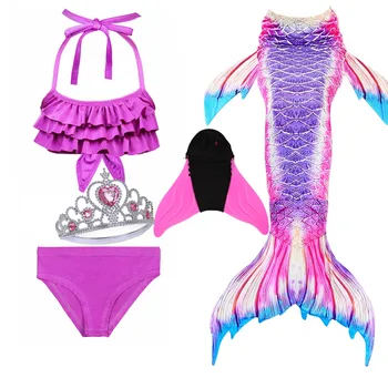 Princess Crown Fancy Mermaid Tails with Fins Monofin Flipper Mermaid Swimming Tails for Kids Girls Summer Beach Wear Swimsuits
Princess Crown Fancy Mermaid Tails with Fins Monofin Flipper Mermaid Swimming Tails for Kids Girls Summer Beach Wear Swimsuits