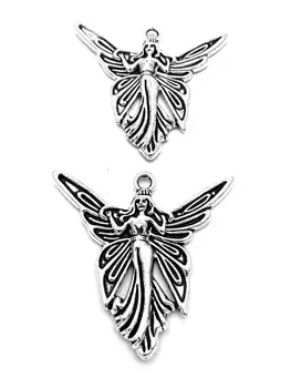 10pcs Angels charms pendant 38x37mm antique silver ornament accessories jewelry making DIY base material
10pcs Angels charms pendant 38x37mm antique silver ornament accessories jewelry making DIY base material