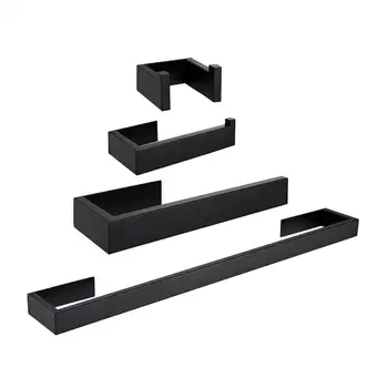 Black Stainless Steel Wall-mounted Towel Toilet Paper Hanger Wall Hook Bathroom Kitchen Shower WC Gluing Hardware Accessories
Black Stainless Steel Wall-mounted Towel Toilet Paper Hanger Wall Hook Bathroom Kitchen Shower WC Gluing Hardware Accessories