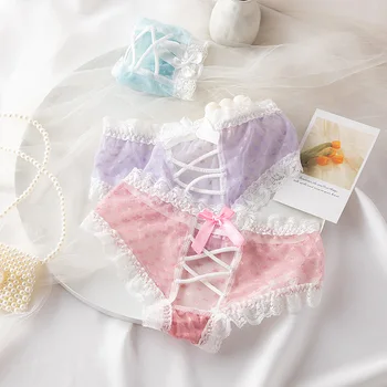 3PCS/lot Sexy cotton Panties Soft Briefs Women Underwear Ladies Panty Transparent Underpants Lingerie Intimates TWY 168 
3PCS/lot Sexy cotton Panties Soft Briefs Women Underwear Ladies Panty Transparent Underpants Lingerie Intimates TWY 168