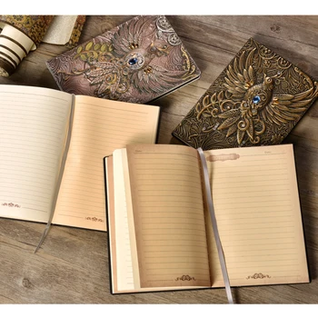 Design Notebooks Retro Phoenix Owl Embossed Travel Journal School Diary Notebook Gift Writing Pads Handcraft PU Cover 1pcs
Design Notebooks Retro Phoenix Owl Embossed Travel Journal School Diary Notebook Gift Writing Pads Handcraft PU Cover 1pcs