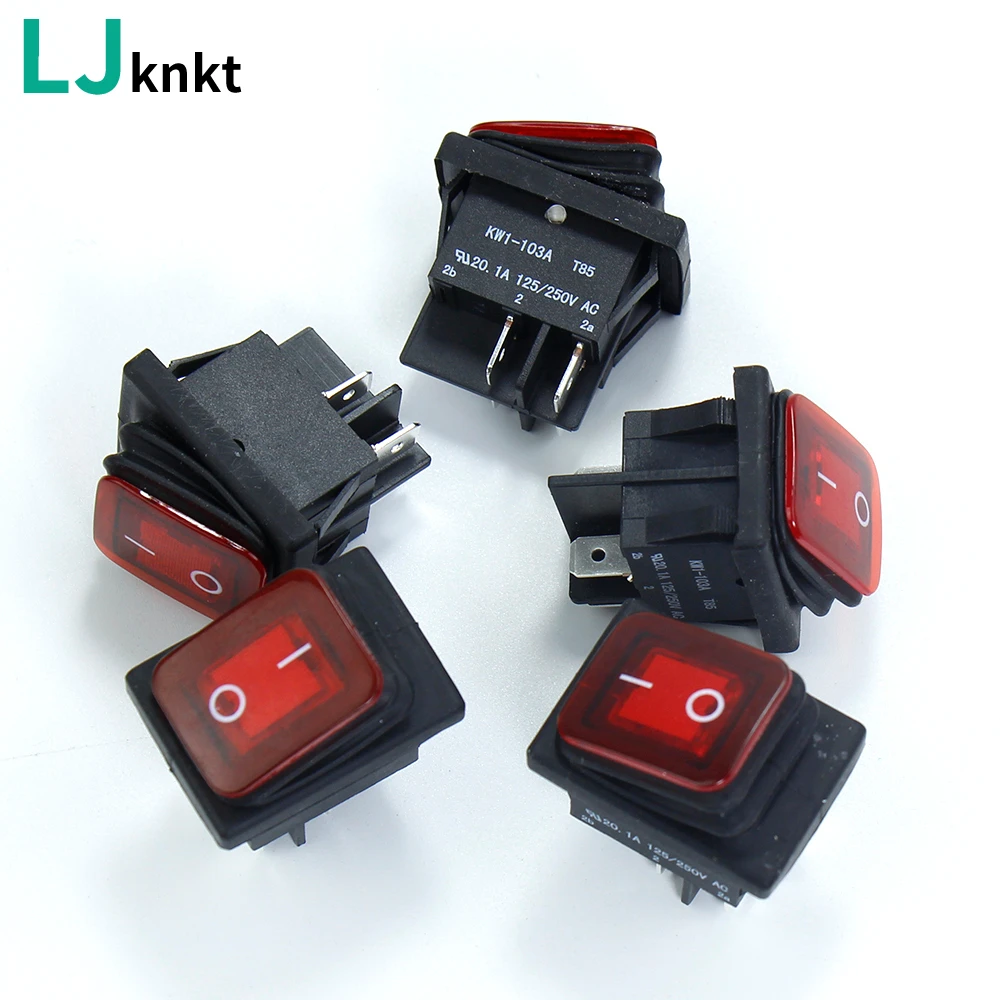 Waterproof ship type switch Four feet and two gears power Rocker switch with lamp IP65 KW1-103A T85
Waterproof ship type switch Four feet and two gears power Rocker switch with lamp IP65 KW1-103A T85