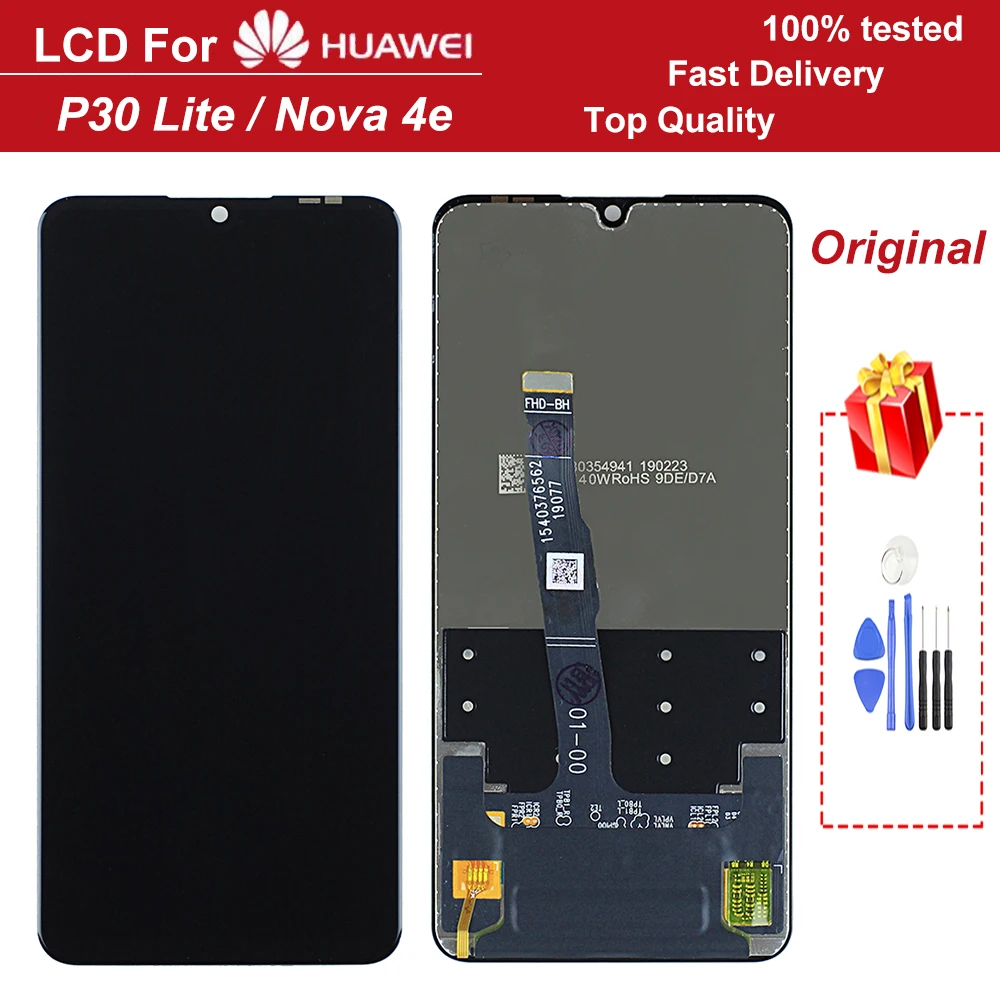 100% tested Original 6.15" Nova 4e LCD Display with Frame Replacement for Huawei P30 Lite LCD Touch Screen Digitizer Assembly
100% tested Original 6.15" Nova 4e LCD Display with Frame Replacement for Huawei P30 Lite LCD Touch Screen Digitizer Assembly
