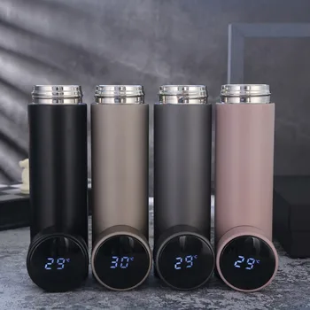 500ml Stainless Steel Thermos Bottle Intelligent Temperature Display Thermos Mug Portable Business Gift Cup Water Bottle Custom
500ml Stainless Steel Thermos Bottle Intelligent Temperature Display Thermos Mug Portable Business Gift Cup Water Bottle Custom