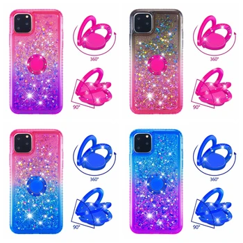 Case For Iphone 11 2019 For Samsung Note 10 Pro Plus 360 Finger Metal Ring+Quicksand Soft TPU Diamond Gradient Liquid 50pcs
Case For Iphone 11 2019 For Samsung Note 10 Pro Plus 360 Finger Metal Ring+Quicksand Soft TPU Diamond Gradient Liquid 50pcs