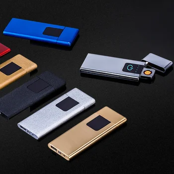 Cool Electric Lighters Fingerprint Induction Rechargeable USB Lighter Charging Creative Cigar Lighter Cigarette Accessories
Cool Electric Lighters Fingerprint Induction Rechargeable USB Lighter Charging Creative Cigar Lighter Cigarette Accessories