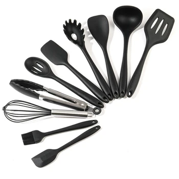 9/10/12PCS Silicone Cooking Utensils Set Non-stick Spatula Shovel Wooden Handle Cooking Tools Set With Storage Box Kitchen Tools
9/10/12PCS Silicone Cooking Utensils Set Non-stick Spatula Shovel Wooden Handle Cooking Tools Set With Storage Box Kitchen Tools
