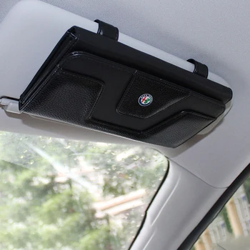 FOR Alfa Romeo giulia 147 stelvio 159 Car Auto Visor Organizer Holder Genuine Leather Case for Card Glasses Car Accessories
FOR Alfa Romeo giulia 147 stelvio 159 Car Auto Visor Organizer Holder Genuine Leather Case for Card Glasses Car Accessories
