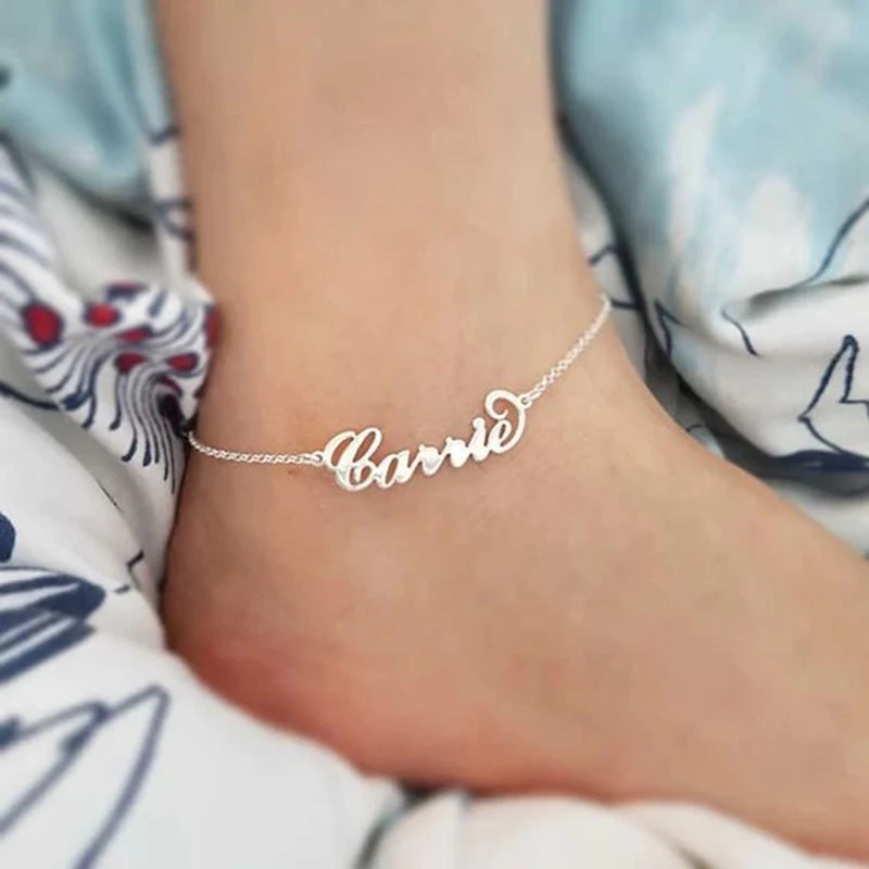 Custom Name Anklet Stainless Steel Foot Chain Personalize Anklets for Women Female Ankle Bracelet Fashion Leg Jewelry Gift Girls
Custom Name Anklet Stainless Steel Foot Chain Personalize Anklets for Women Female Ankle Bracelet Fashion Leg Jewelry Gift Girls