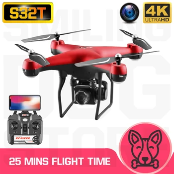 RC Quadcopter S32T Drone 4K HD ESC Wide Angle Camera WIFI FPV Altitude Holding Selfie Drones Professional 25min Flight Time
RC Quadcopter S32T Drone 4K HD ESC Wide Angle Camera WIFI FPV Altitude Holding Selfie Drones Professional 25min Flight Time