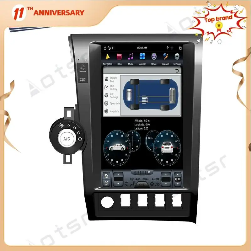 For Tundra Multimedia Tesla Style PX6 Android 9.0 4+64GB For Toyota Sequoia 2007+ Car Radio Player GPS Navigation Auto Stereo
For Tundra Multimedia Tesla Style PX6 Android 9.0 4+64GB For Toyota Sequoia 2007+ Car Radio Player GPS Navigation Auto Stereo