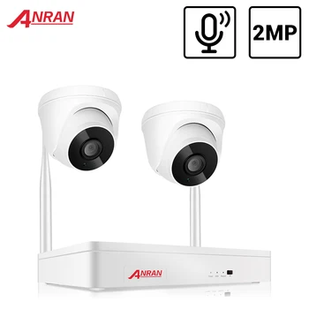 ANRAN Audio Record H.265 2CH 1080P Wireless NVR Kit 2MP Outdoor Security Wifi IP Camera P2P Video CCTV Surveillance System Set
ANRAN Audio Record H.265 2CH 1080P Wireless NVR Kit 2MP Outdoor Security Wifi IP Camera P2P Video CCTV Surveillance System Set