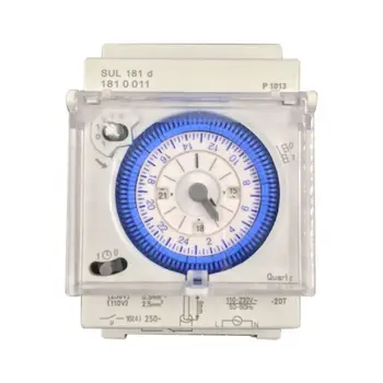 Analog Mechanical Timer Switch 110V-220V 24 hours Daily Programmable 15min Setting Time Switch Relay SUL181D Hot
Analog Mechanical Timer Switch 110V-220V 24 hours Daily Programmable 15min Setting Time Switch Relay SUL181D Hot