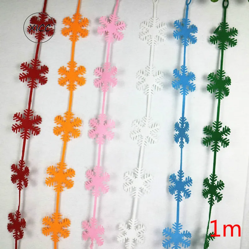 XICC One Meter Christmas Snowflake Wicker Polyester Nonwoven Patch Wool Felt Party Applique Sticker Decoration For DIY Craft
XICC One Meter Christmas Snowflake Wicker Polyester Nonwoven Patch Wool Felt Party Applique Sticker Decoration For DIY Craft