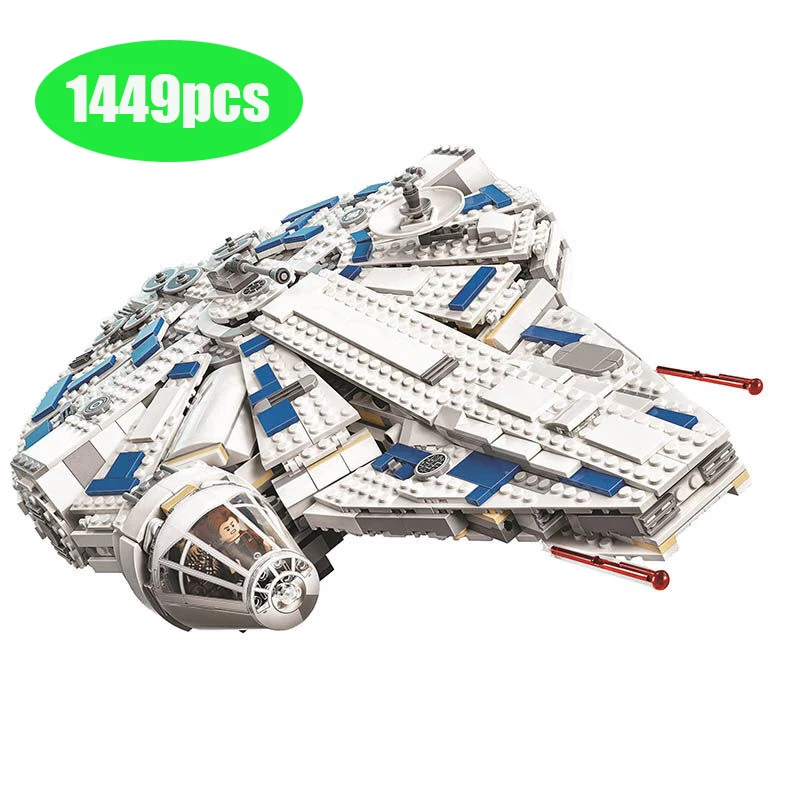 1449Pcs Kessel Run Millennium Toys Falcon Building Blocks Bricks Kids Toys Gift Compatible lepining Star Wars 75212 05142
1449Pcs Kessel Run Millennium Toys Falcon Building Blocks Bricks Kids Toys Gift Compatible lepining Star Wars 75212 05142