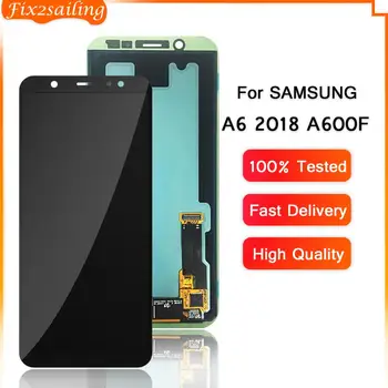 Touch Screen Digitizer Assembly LCD Replacement For Samsung A6 A600F Black LCD Display For Samsung Galaxy A6 2018 A600F A600FN
Touch Screen Digitizer Assembly LCD Replacement For Samsung A6 A600F Black LCD Display For Samsung Galaxy A6 2018 A600F A600FN