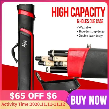 PERI Case 6 Holes 2 Butt 4 Shaft Multi-piece Rod Box PU Material Hard Cue Case Bag Convenient Portable Case Billiard Accessories
PERI Case 6 Holes 2 Butt 4 Shaft Multi-piece Rod Box PU Material Hard Cue Case Bag Convenient Portable Case Billiard Accessories