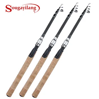 Sougayilang Cost-effective 1.8M-2.4M Telescopic Fishing Rod 3 Colors Cork Handle Spinning Fishing Rod Carbon Fiber Travel Tackle
Sougayilang Cost-effective 1.8M-2.4M Telescopic Fishing Rod 3 Colors Cork Handle Spinning Fishing Rod Carbon Fiber Travel Tackle