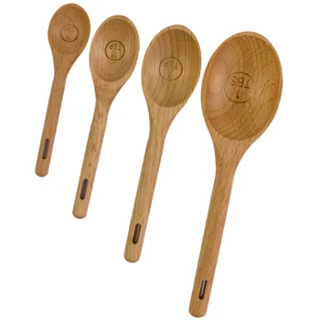 4pcs Bakery Tools Scoop Kitchen Measuring Spoon Set Beech Teaspoon Cooking Measuring Cups for Measuring Coffee
4pcs Bakery Tools Scoop Kitchen Measuring Spoon Set Beech Teaspoon Cooking Measuring Cups for Measuring Coffee
