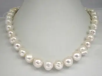 HUGE 11-13MM SOUTH SEA GENUINE WHITE PEARL NECKLACE 18 INCH 925silver GOLD CLASP
HUGE 11-13MM SOUTH SEA GENUINE WHITE PEARL NECKLACE 18 INCH 925silver GOLD CLASP