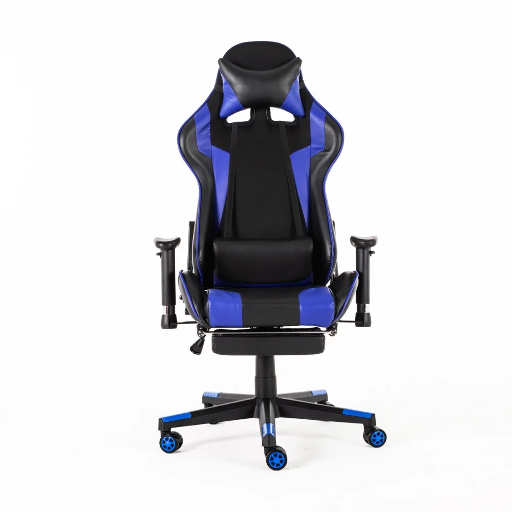 Wcg Gaming Chair PVC Household Armchair Ergonomic Computer Chair Office Chairs Lift and Swivel Function Adjustable Footrest Wcg Gaming Chair PVC Household Armchair Ergonomic Computer Chair Office Chairs Lift and Swivel Function Adjustable Footrest