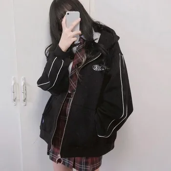 Jacket Women Chaqueta Mujer Manteau Femme Autumn Solid Color Batwing Sleeve Zipper Coat Casual Loose Long Sleeve Hooded Jacket:
Jacket Women Chaqueta Mujer Manteau Femme Autumn Solid Color Batwing Sleeve Zipper Coat Casual Loose Long Sleeve Hooded Jacket: