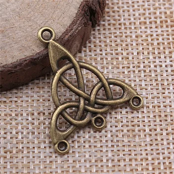 Wecharms 50pcs 250x25mm Vintage Jewelry Making Antique Bronze Color Earring Connector Charms Charm Triquetra Earring Connector
Wecharms 50pcs 250x25mm Vintage Jewelry Making Antique Bronze Color Earring Connector Charms Charm Triquetra Earring Connector