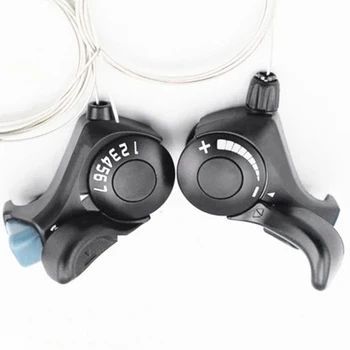 100% Genuine Speed Bicycle Shifter Brake MTB Shifter Trigger Set Rapidfire 7Speed / 21 Speed Shifters w/ Inner Cables
100% Genuine Speed Bicycle Shifter Brake MTB Shifter Trigger Set Rapidfire 7Speed / 21 Speed Shifters w/ Inner Cables