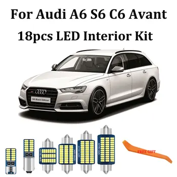 18pcs White Canbus led Car interior light Package Kit for Audi A6 S6 RS6 4F C6 Quattro Avant LED Car Dome Map Interior Light Kit
18pcs White Canbus led Car interior light Package Kit for Audi A6 S6 RS6 4F C6 Quattro Avant LED Car Dome Map Interior Light Kit