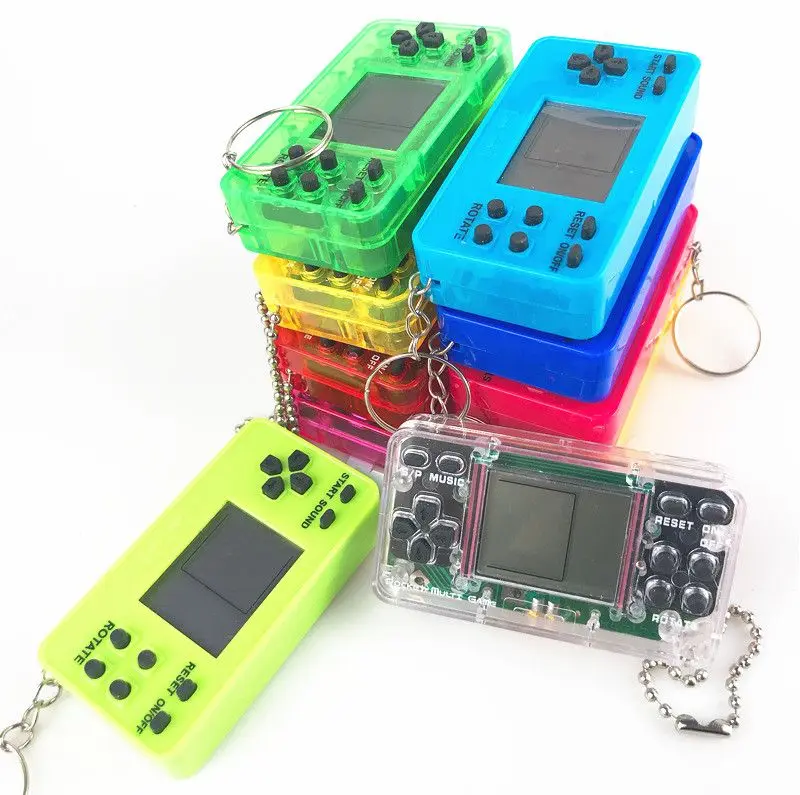 Mini Transparent Handheld Game for Tetris Racing Car Puzzle Game Kids Toy Handheld Games Bag Pendant Gift
Mini Transparent Handheld Game for Tetris Racing Car Puzzle Game Kids Toy Handheld Games Bag Pendant Gift