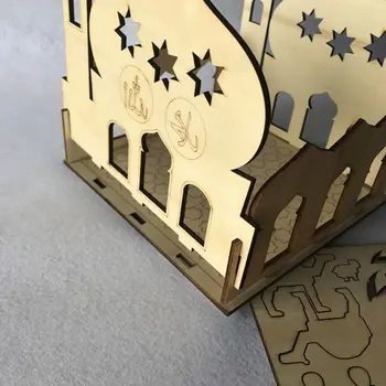 Wooden Eid Mubarak Ramadan Home Party Ornament Decor Muslim Islamic Palace Puzzle Storage Box Gift DIY D08D
Wooden Eid Mubarak Ramadan Home Party Ornament Decor Muslim Islamic Palace Puzzle Storage Box Gift DIY D08D