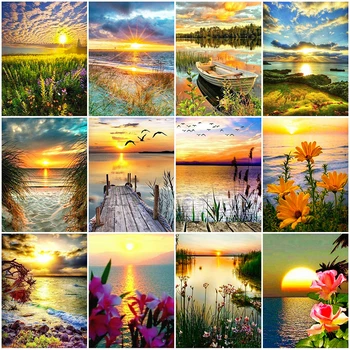Evershine 5D DIY Diamond Embroidery Sunset Diamond Painting Seaside Landscape Full Square Mosaic Rhinestones Art Home Decor Gift
Evershine 5D DIY Diamond Embroidery Sunset Diamond Painting Seaside Landscape Full Square Mosaic Rhinestones Art Home Decor Gift