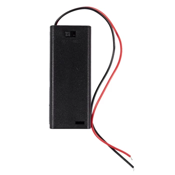 On/Off 2 Wires Lead Switch 2 x1.5V AAA Battery Cell Case Box
On/Off 2 Wires Lead Switch 2 x1.5V AAA Battery Cell Case Box