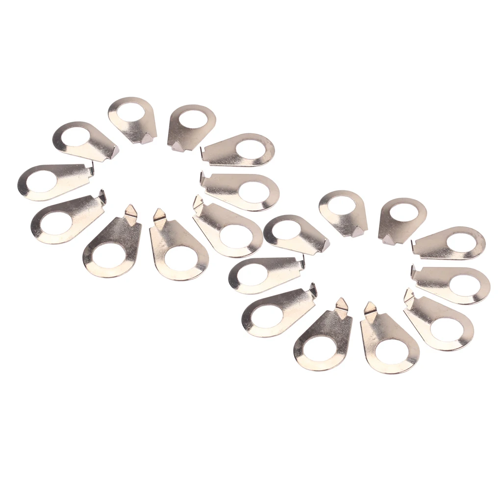 20PCS Guitar Knobs Pointer Plate Knob Position Indicator for Guitar Bass Replacement chrome Durable
20PCS Guitar Knobs Pointer Plate Knob Position Indicator for Guitar Bass Replacement chrome Durable