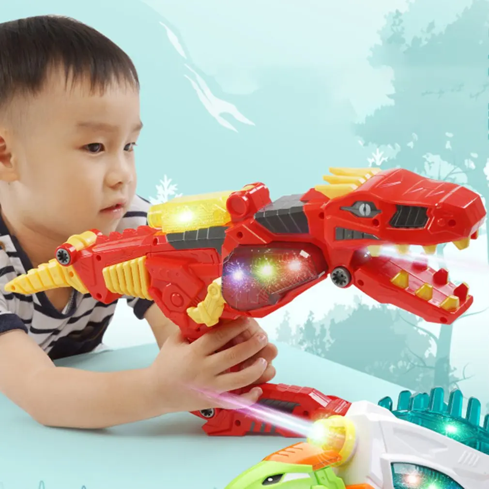 Tyrannosaurus Rex Stewart Transform Toy Dinosaur Multifunctional Sound and Light Electric Toy Colorful Gift for Kids
Tyrannosaurus Rex Stewart Transform Toy Dinosaur Multifunctional Sound and Light Electric Toy Colorful Gift for Kids