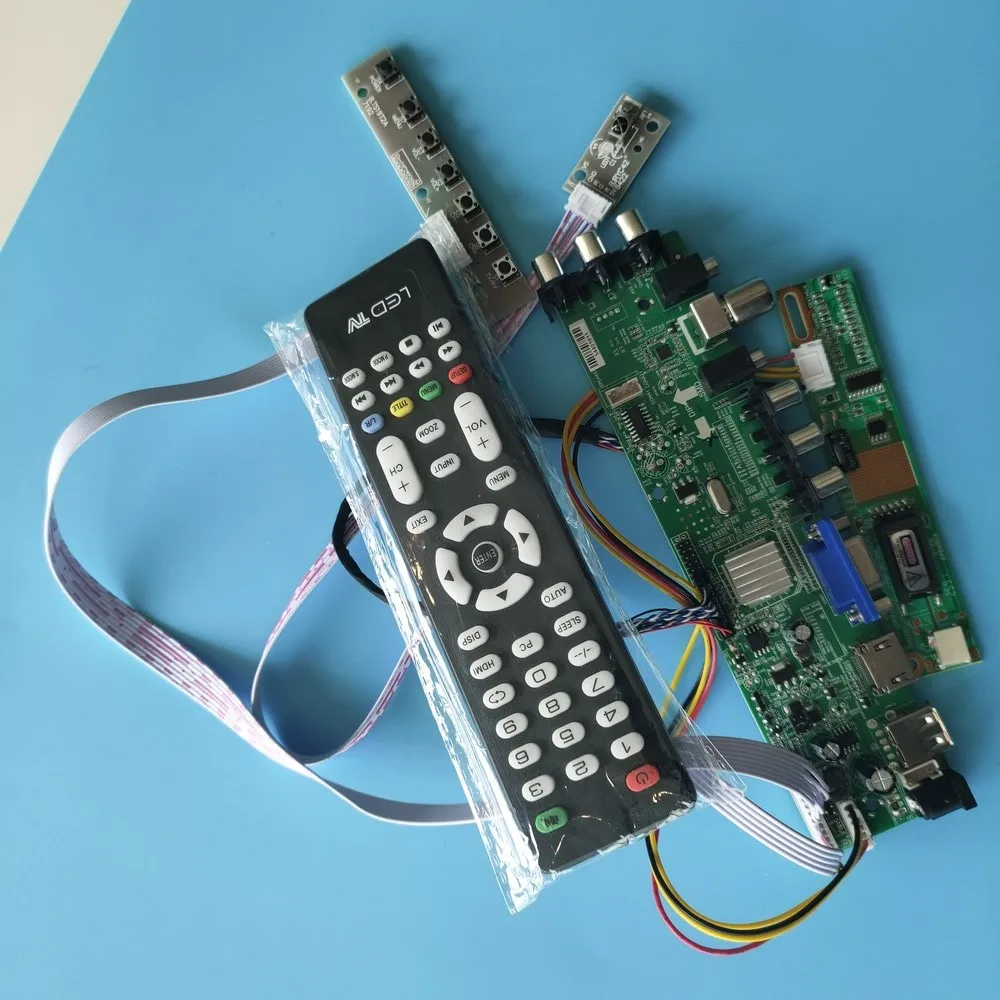 

Kit for LTN154X3 TL LCD Panel 1280X800 15.4" 30pin HDMI VGA TV Controller board Digital USB AV DVB-T2 DVB-T 1 CCFL remote