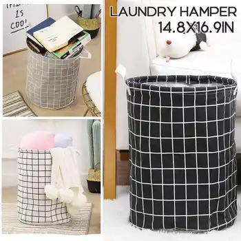 37.5X43cm Collapsible Clothes Laundry Basket with Handles Kids Toy Storage Laundry Bin Bag Dirty Clothes Hamper Organizer
37.5X43cm Collapsible Clothes Laundry Basket with Handles Kids Toy Storage Laundry Bin Bag Dirty Clothes Hamper Organizer